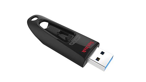 SanDisk Ultra USB 3.0 Flash Drive 64GB Black - Office Depot