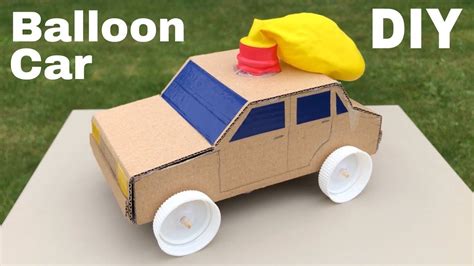 How to Make Amazing Balloon Powered Car - Air Car | Balloon powered car, Diy toys car, Balloon cars