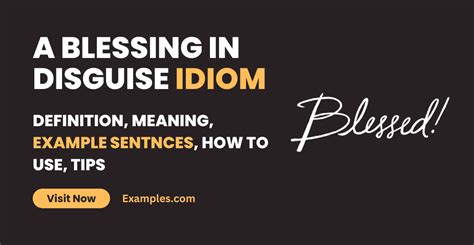 A blessing in disguise Idiom - 19+ Examples, How to Use, PDF, Tips