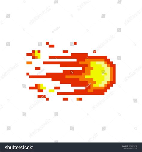 Fireball Pixel Art