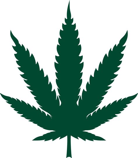 Marijuana leaf vector 4791175 Vector Art at Vecteezy