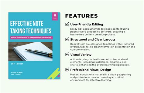 Textbook Note Taking Template in Illustrator, PSD, Word, InDesign - Download | Template.net