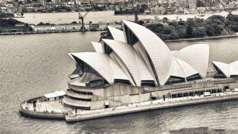 SYDNEY - NOVEMBER 6, 2015: Panoramic Aerial View of Opera House ...