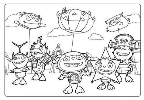 Henry Hugglemonster Disney Junior Coloring Pages - Coloring Pages