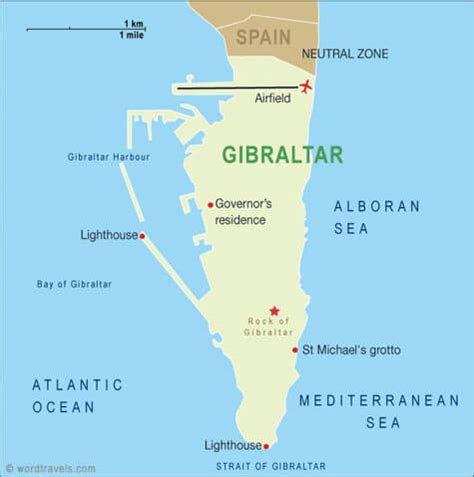 Gibraltar Map