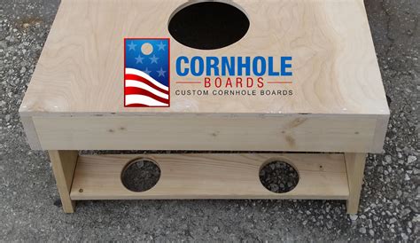 Black Painted Cornhole Boards