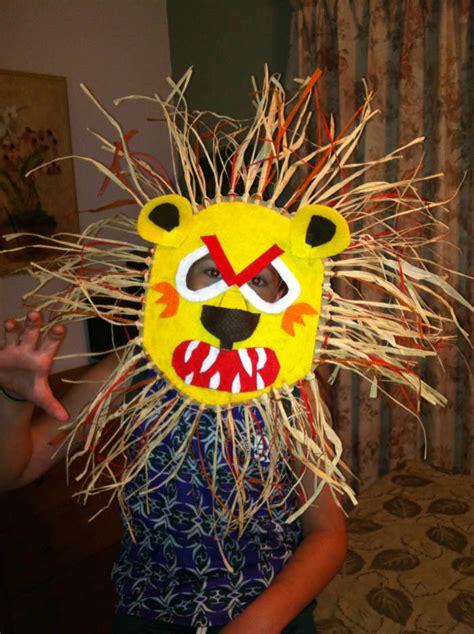 African Lion Mask Craft Project - WeHaveKids