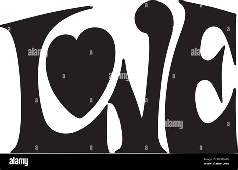 Love Banner - Retro Clipart Banner Stock Vector Image & Art - Alamy