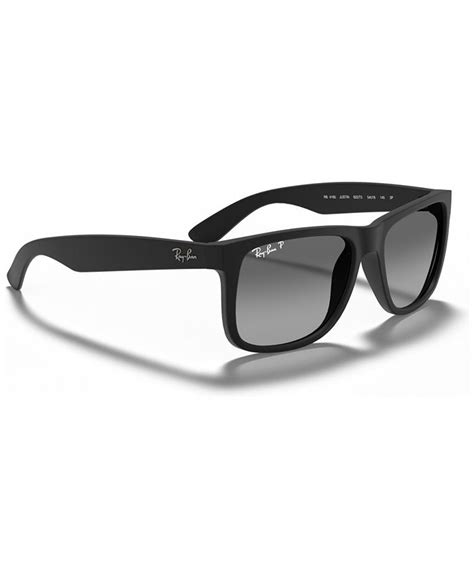 Ray-Ban Polarized Sunglasses, RB4165 JUSTIN GRADIENT & Reviews ...