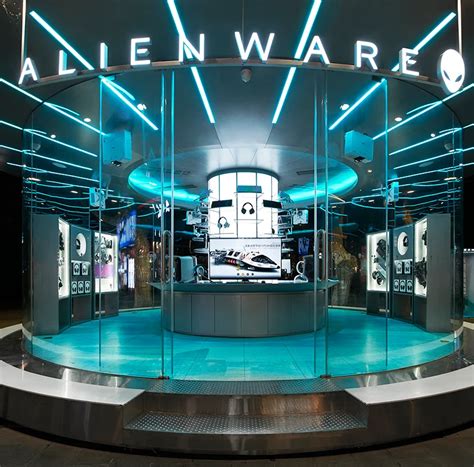 'alienware pop-up store' is topped by UFO-shaped roof in hangzhou ...