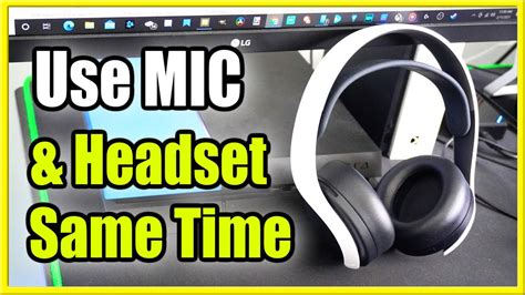 How to USE Separate Mic and HEADSET on PS4 at Same Time (Livestream Setup) - YouTube