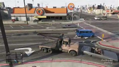 GTA V Xbox 360 - Tow Truck Mission #1 - YouTube