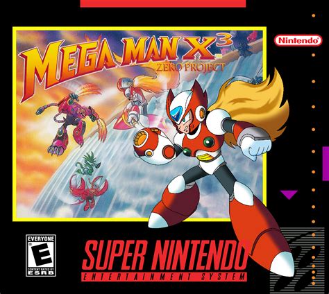 Mega Man X3: Zero Project (SNES) | Snes classic mini, Mega man, Box art