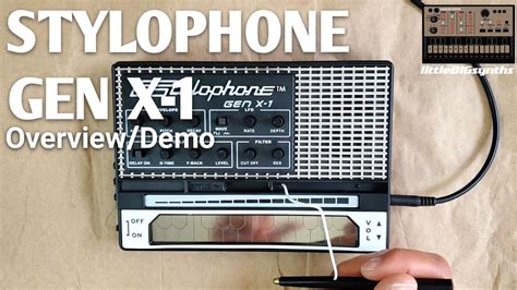 Stylophone Gen X-1 | Portable Analog Synth | Overview / Demo - YouTube