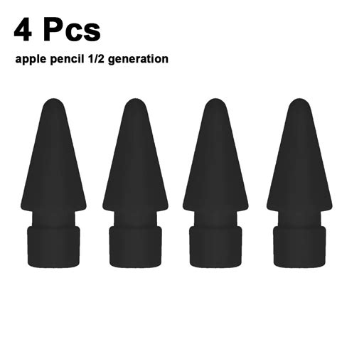 4 Packs Pen Tip for Apple Pencil Replacement Stylus Fine Nib Compatible ...