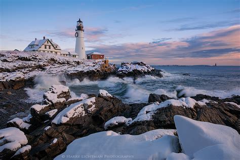 Winter Dusting - Portland Head Light