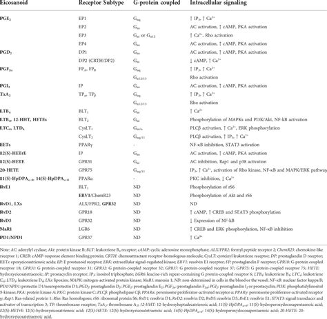 Frontiers | Eicosanoids in inflammation in the blood and the vessel