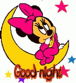 Minnie Mouse Good Night GIF - MinnieMouse GoodNight HalfMoon - Discover ...