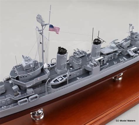 SD Model Makers: Recently Completed US Navy Fletcher Class Destroyer Model