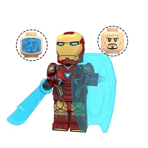 Iron Man Mark 85 with Shield Marvel Avengers Endgame Lego Minifigures Toy New - Figures