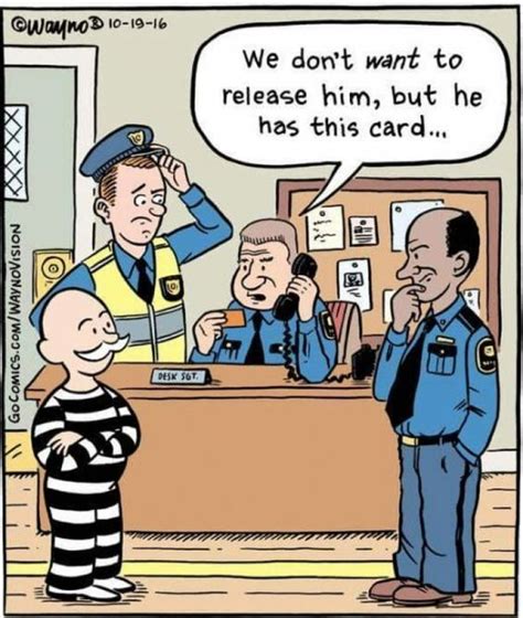 Mystery Fanfare: Cartoon of the Day: Jail Card