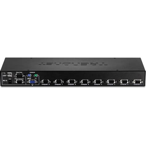 8-Port Stackable Rack Mount KVM Switch with OSD - TRENDnet TK-804R