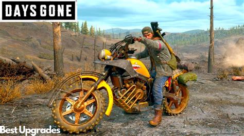 Days Gone Best Bike Upgrades Customizing Motorcycle Diamond Lake - YouTube