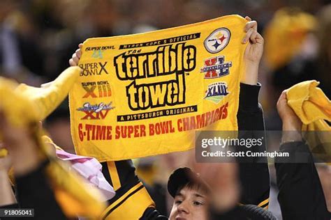 Pittsburgh Steelers Terrible Towel Photos and Premium High Res Pictures ...