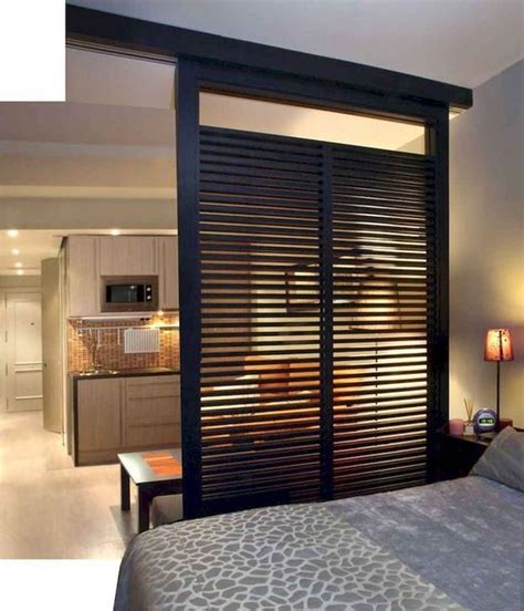 35 Stunning Room Divider Ideas for Small Studio Apartment - Homeflish ...