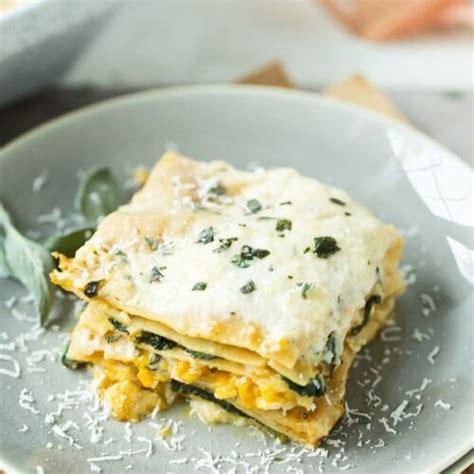 Butternut Squash & Spinach Lasagna - Cooking for Keeps