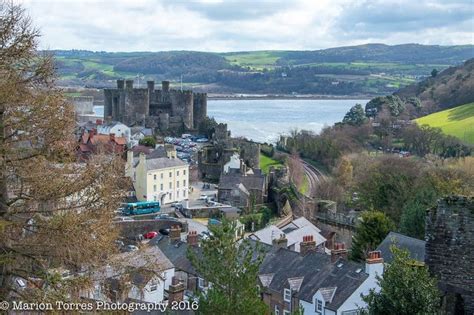 Conway Castle, Wales taken atop of Conway. | Conway castle, Castle, Conway