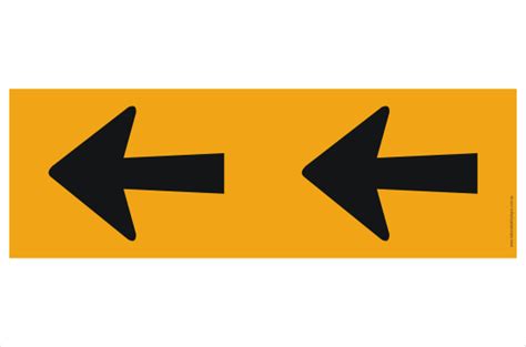 Pedestrian Arrows - National Safety Signs - Australian Made