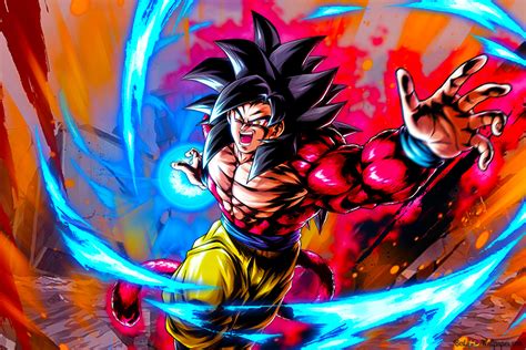 Full Power Super Saiyan 4 Goku from Dragon Ball GT [Dragon Ball Legends ...