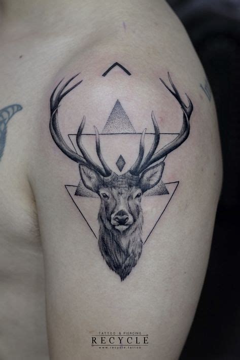 8 Best Geometric tattoo deer images in 2020 | Stag tattoo, Sleeve ...