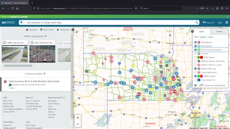 Nebraska 511 Website Upgrades include Wx Radar, Commercial Trucking Information - KOZY