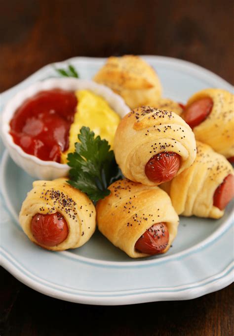 3-Ingredient Crescent Hot Dog Rollups – The Comfort of Cooking