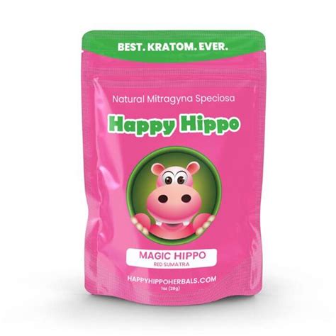 Happy Hippo Kratom Powder Red Hot Hippo