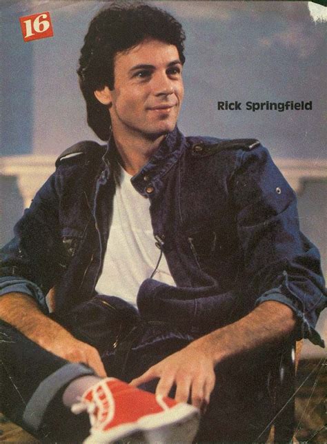 Rick Springfield - 1980's | Rick springfield, Rick, Springfield