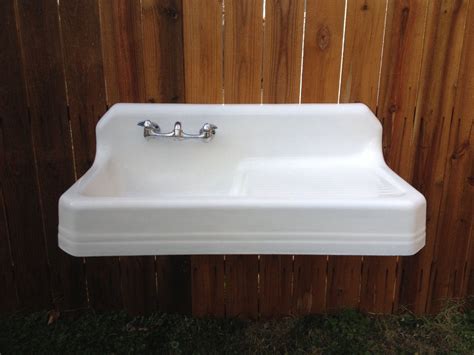 Farmhouse Sink With Drainboard And Legs