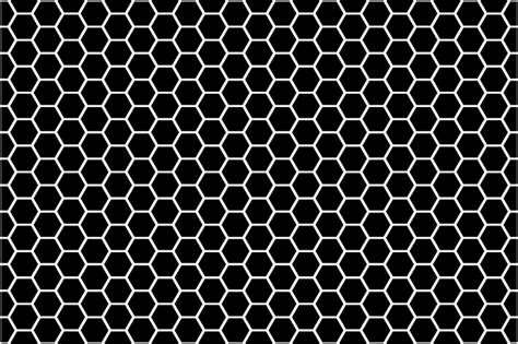 Honeycomb Pattern Black