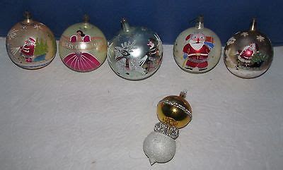 6Old Vintage Large Poland Christmas Tree Ornaments -- Antique Price ...