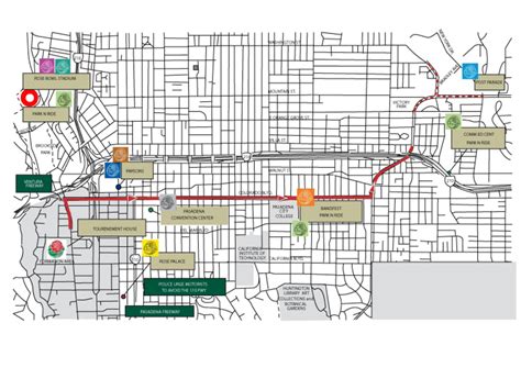 Rose Parade Route Map 2017 - Maping Resources