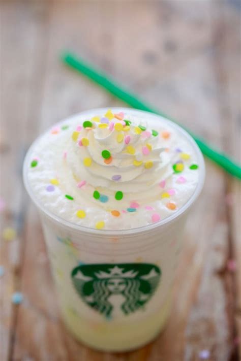 Starbucks Birthday Cake Frappuccino (Starbucks Secret Menu)