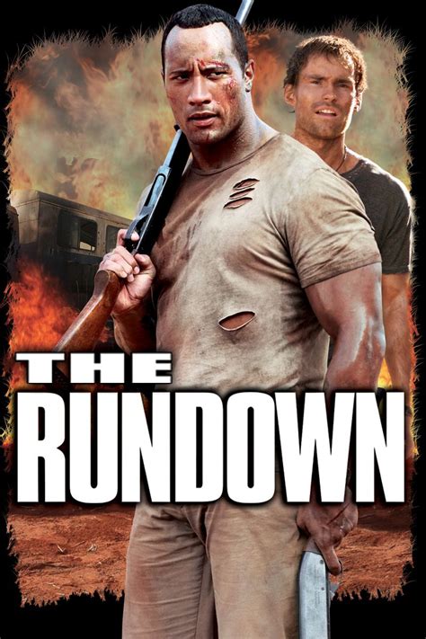 The Rundown Movie Poster - Dwayne Johnson, Seann William Scott, Rosario Dawson #TheRundown, # ...