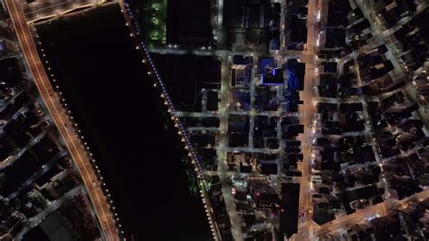 Aerial View Night Stock Video Footage for Free Download