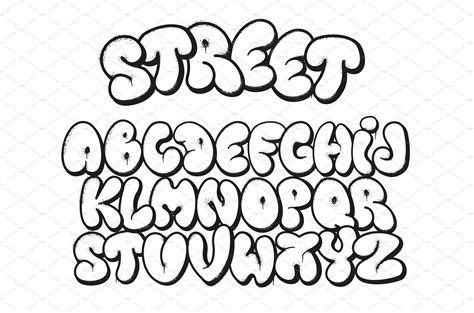 Bubble graffiti font. Inflated | โลโก้ตัวอักษร, อักษรกราฟฟิติ, การเขียน