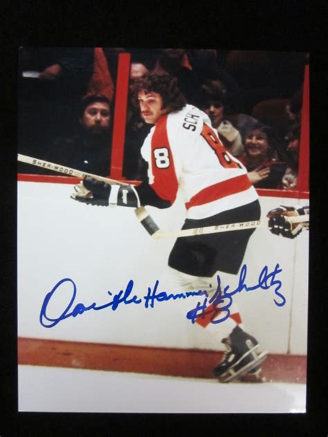 Philadelphia Flyers Dave Schultz Autographed Photo - Carls Cards ...