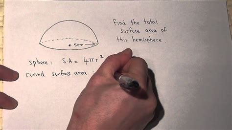 Curved Surface Area Of Sphere And Hemisphere