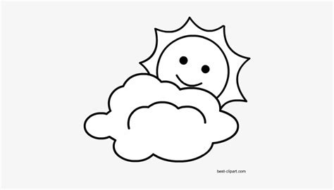 Clouds Clipart Black And White