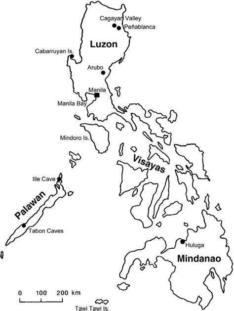 Philippine Map Drawing